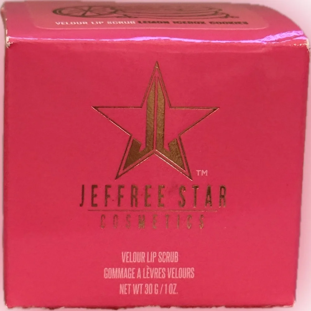 🍋JEFFREE STAR🍋Lemon Icebox Cookies Velour Lip Scrub/NIB